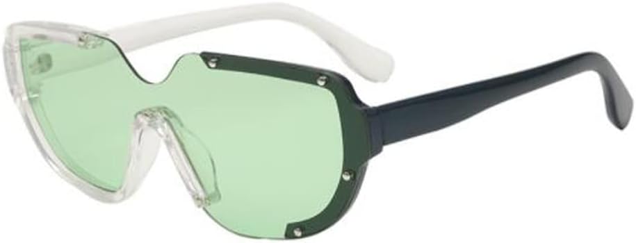 Солнцезащитные очки унисекс с интегрированными боковыми заклепками из поликарбоната, защита от ультрафиолета, цельная конструкция PUB, Blue Transparent Frame Green Flakes
Солнцезащитные очки унисекс с интегрированными боковыми заклепками из поликарбоната, защита от ультрафиолета, цельная конструкция PUB, Blue Transparent Frame Green Flakes