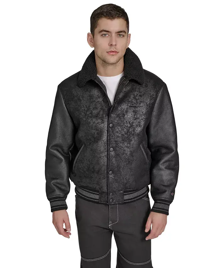 Мужская куртка-варенка из искусственной овчины Champion, черный
Мужская куртка-варенка из искусственной овчины Champion, черный