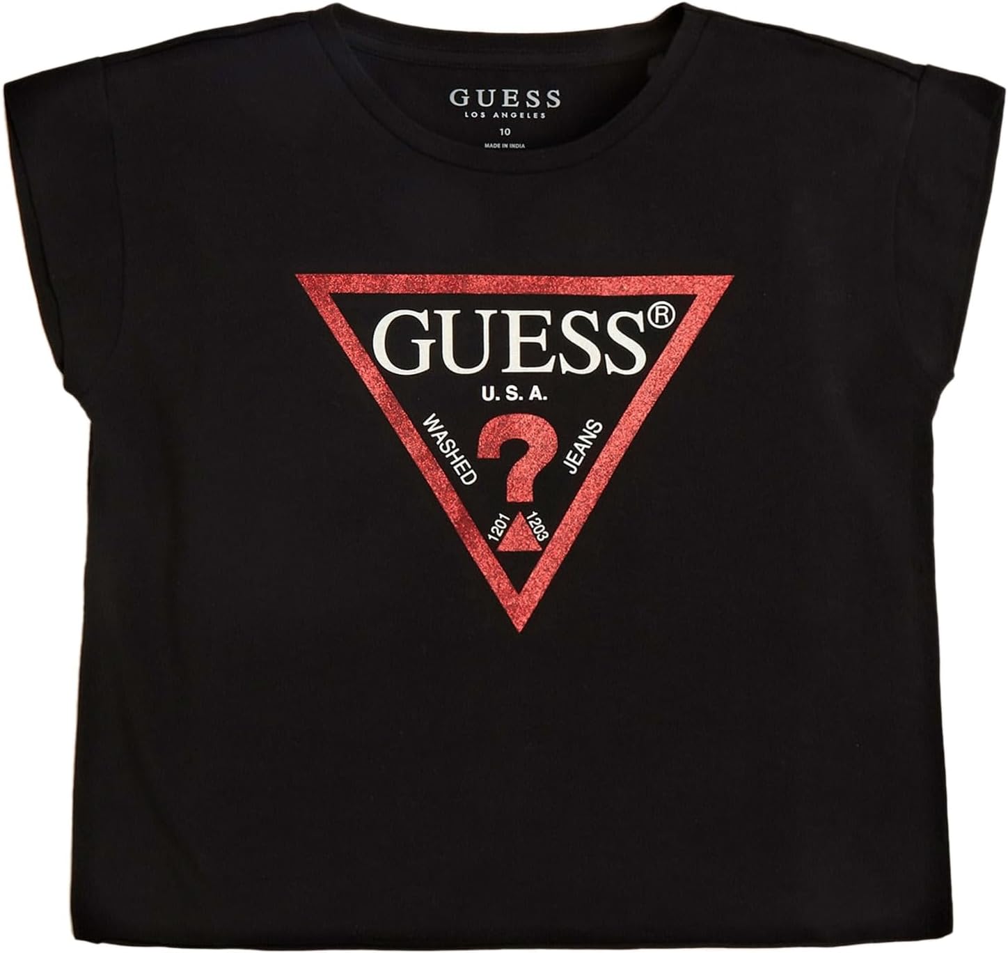 Футболка с короткими рукавами из органического эластичного джерси с логотипом и фольгированным принтом для девочек Guess, Black, Черный, Футболка с короткими рукавами из органического эластичного джерси с логотипом и фольгированным принтом для девочек Gue
Футболка с короткими рукавами из органического эластичного джерси с логотипом и фольгированным принтом для девочек Guess, Black, Черный, Футболка с короткими рукавами из органического эластичного джерси с логотипом и фольгированным принтом для девочек Gue