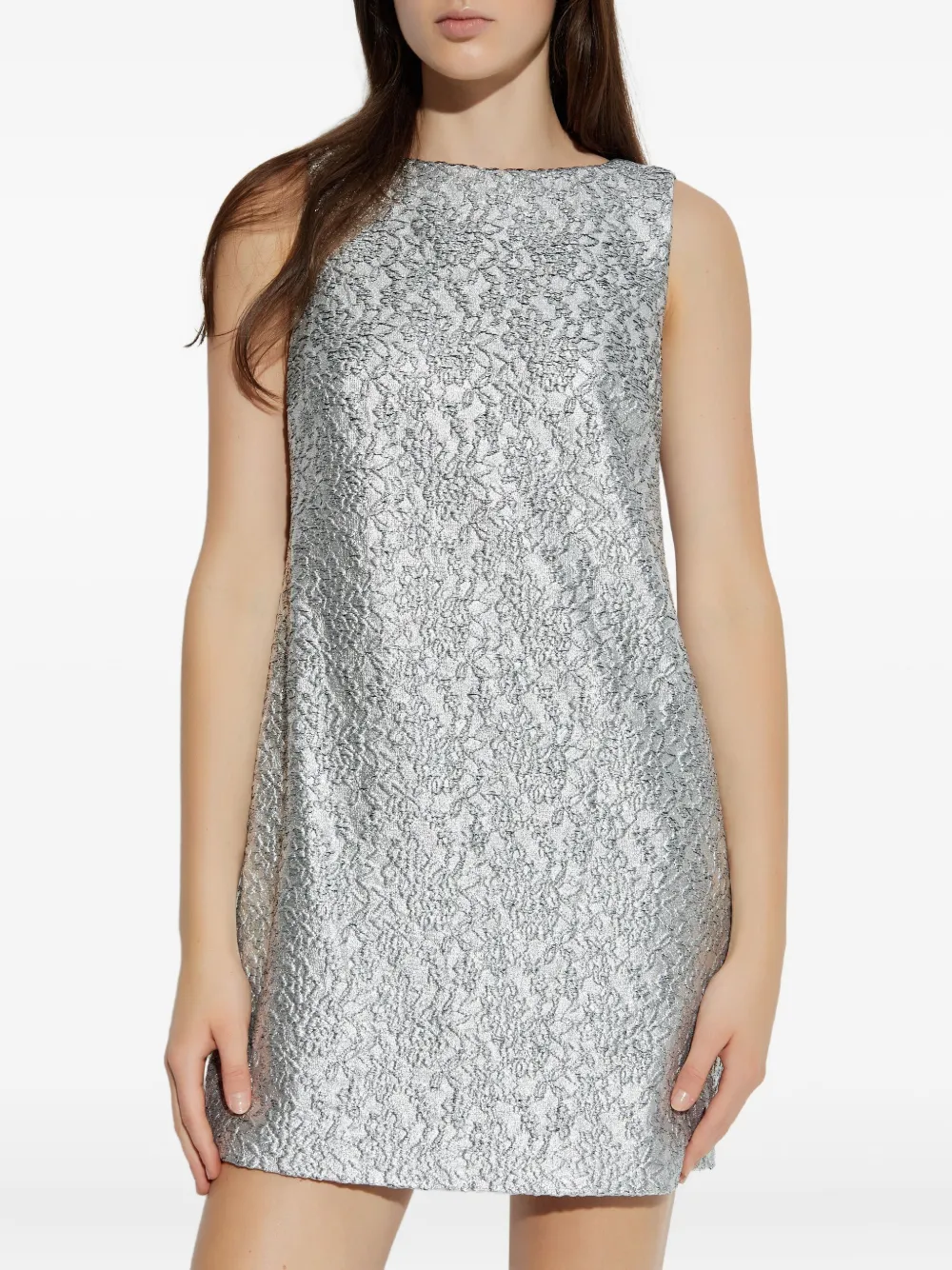 Мини-платье из кружев с фольгированным эффектом Kate Spade, серый
Мини-платье из кружев с фольгированным эффектом Kate Spade, серый