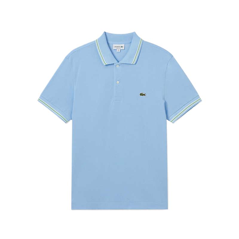 Поло с отделкой LACOSTE, голубой
Поло с отделкой LACOSTE, голубой