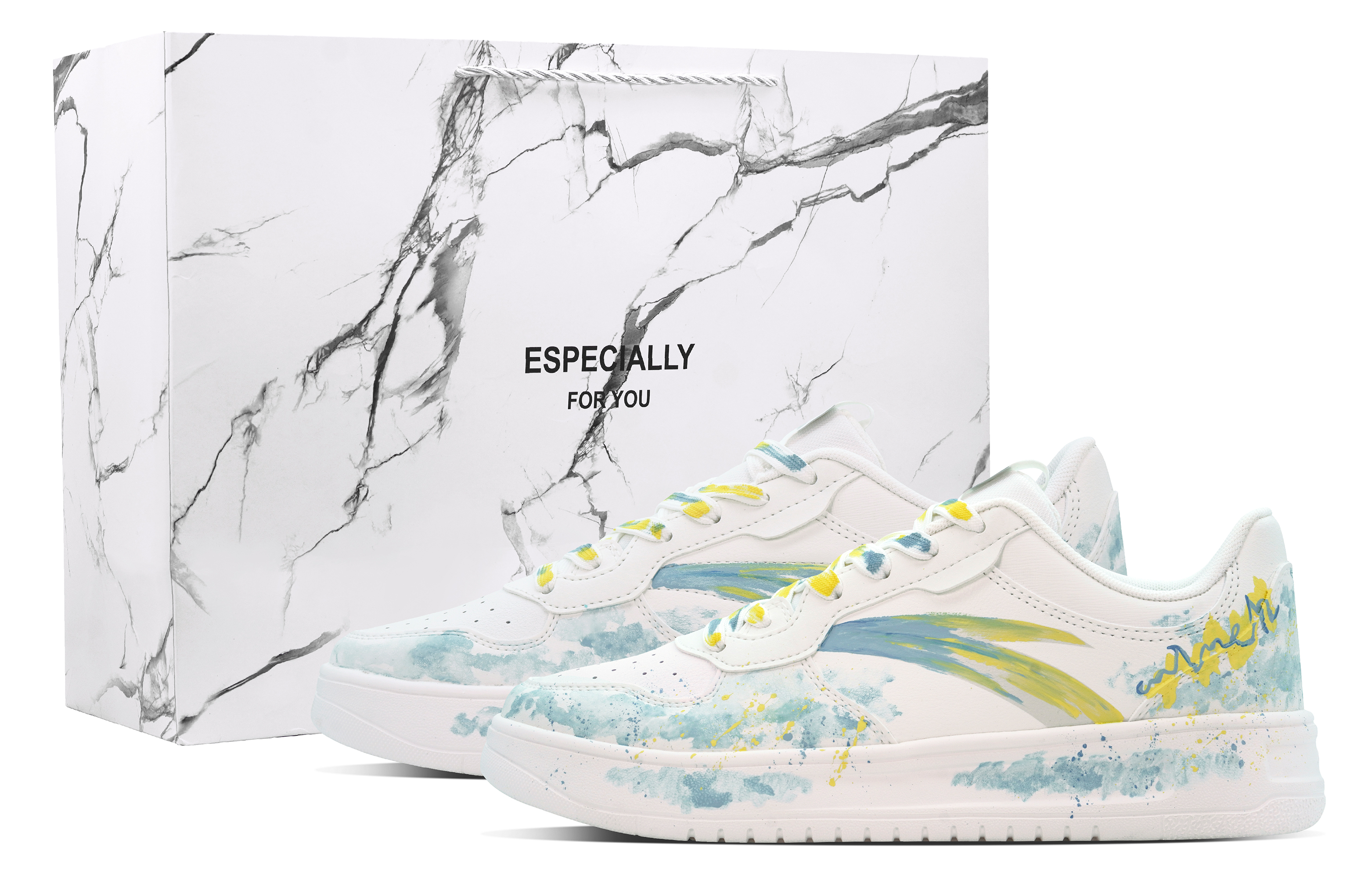 ANTA Нескользящие и износостойкие дышащие низкие кроссовки для скейтбординга для мужчин, цвет белый, синий, желтый
ANTA Нескользящие и износостойкие дышащие низкие кроссовки для скейтбординга для мужчин, цвет белый, синий, желтый