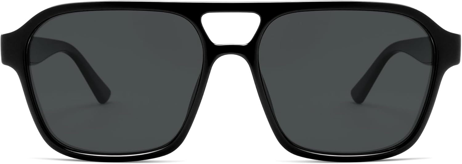 Ретро-модные квадратные поляризованные солнцезащитные очки-авиаторы для женщин и мужчин, классический винтаж 70-х годов, большие солнцезащитные очки AR82380 HERJOUR, Black/Black
Ретро-модные квадратные поляризованные солнцезащитные очки-авиаторы для женщин и мужчин, классический винтаж 70-х годов, большие солнцезащитные очки AR82380 HERJOUR, Black/Black