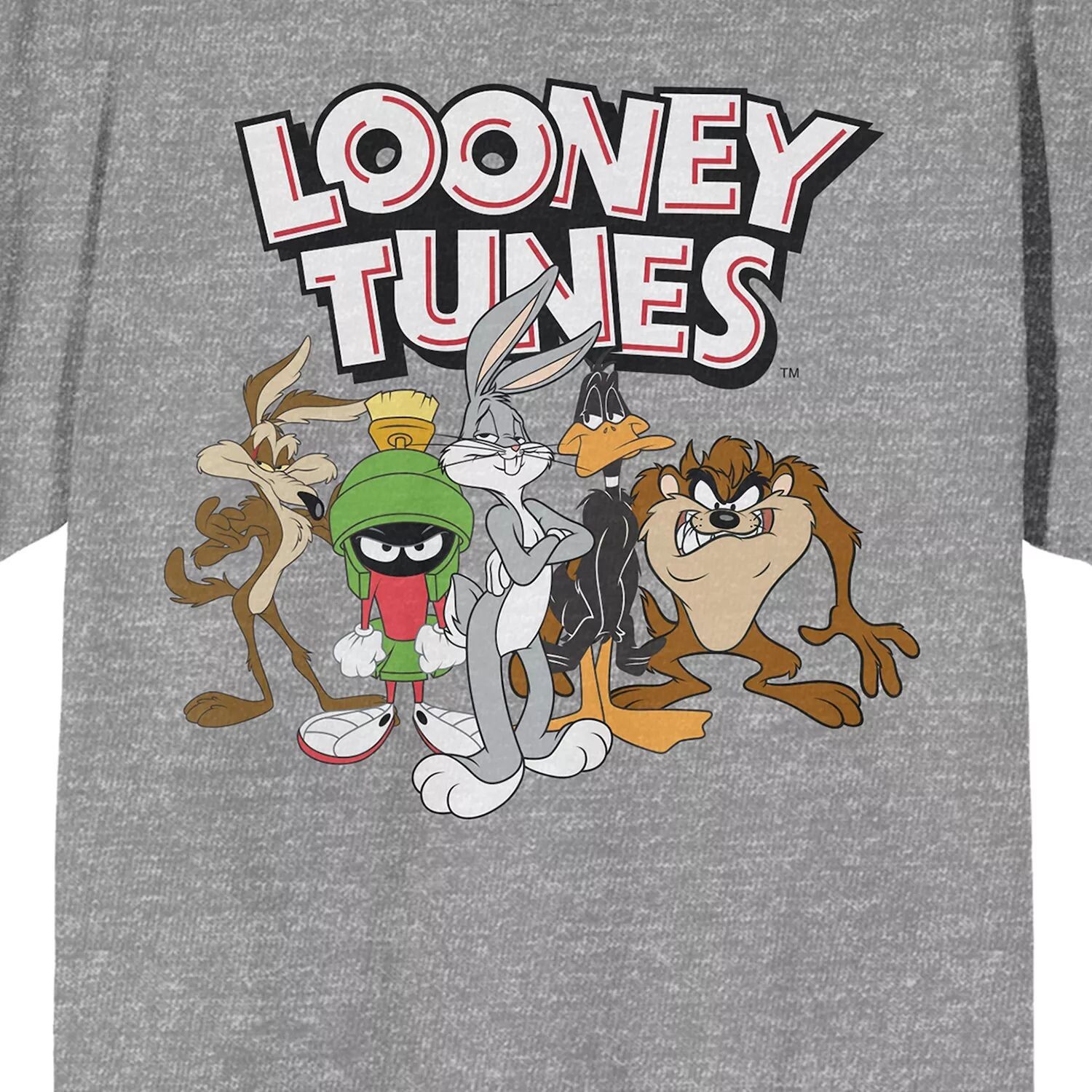 Мужская футболка с рисунком группы персонажей Looney Tunes Licensed Character
Мужская футболка с рисунком группы персонажей Looney Tunes Licensed Character