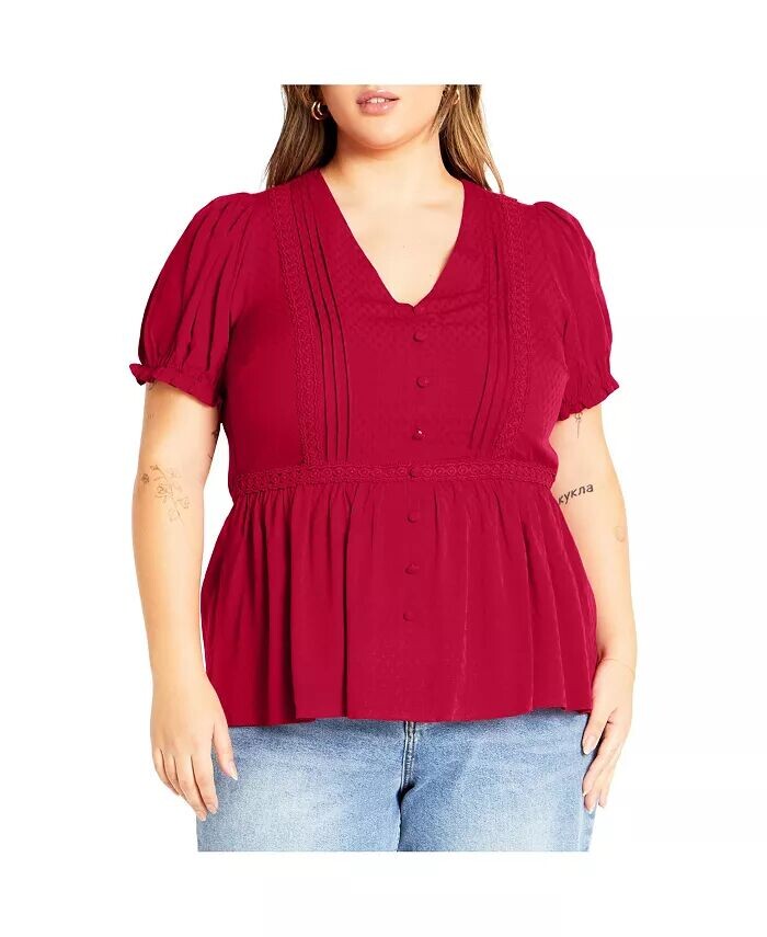 Женский топ Laila CITY CHIC, красный
Женский топ Laila CITY CHIC, красный