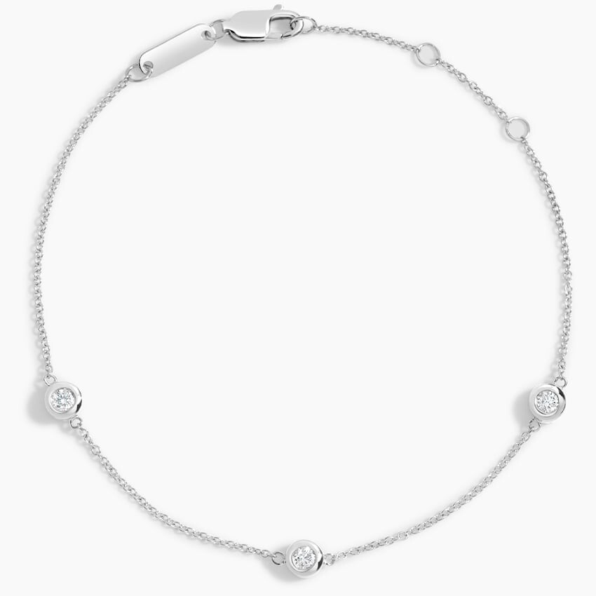 Браслет с тремя бриллиантами (1/6 карата) Brilliant Earth
Браслет с тремя бриллиантами (1/6 карата) Brilliant Earth