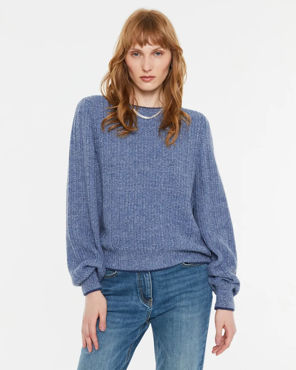 Дамской свитер с круглым вырезом и длинными рукавами Andam, синий
Дамской свитер с круглым вырезом и длинными рукавами Andam, синий
