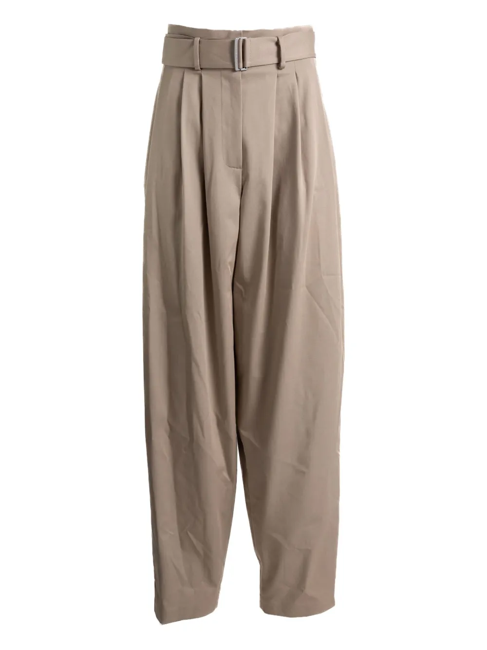 Брюки с поясом Magda Butrym, нейтральный
Брюки с поясом Magda Butrym, нейтральный