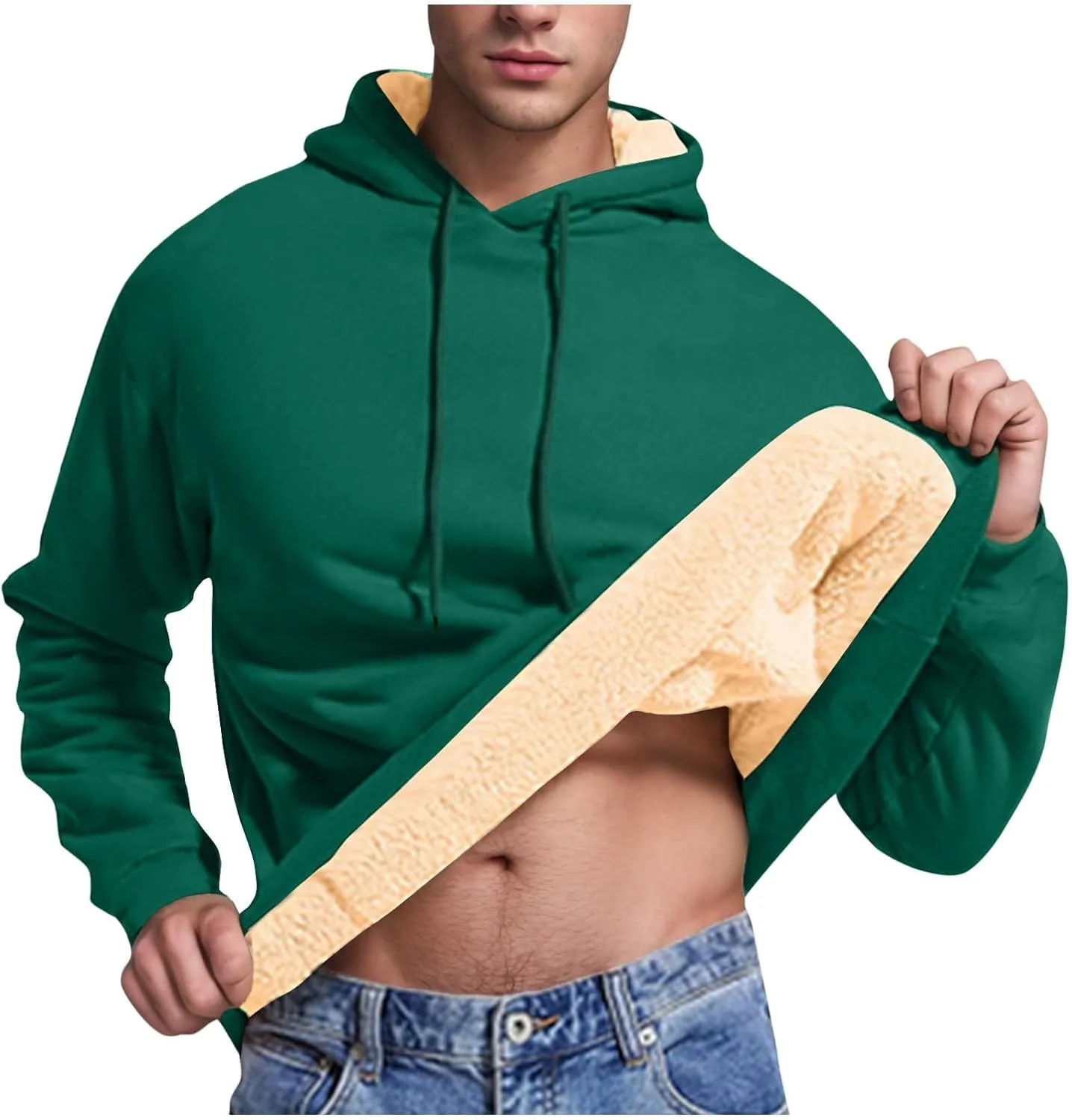 Мужская толстовка с капюшоном Sherpa, утепленная, однотонная
Мужская толстовка с капюшоном Sherpa, утепленная, однотонная