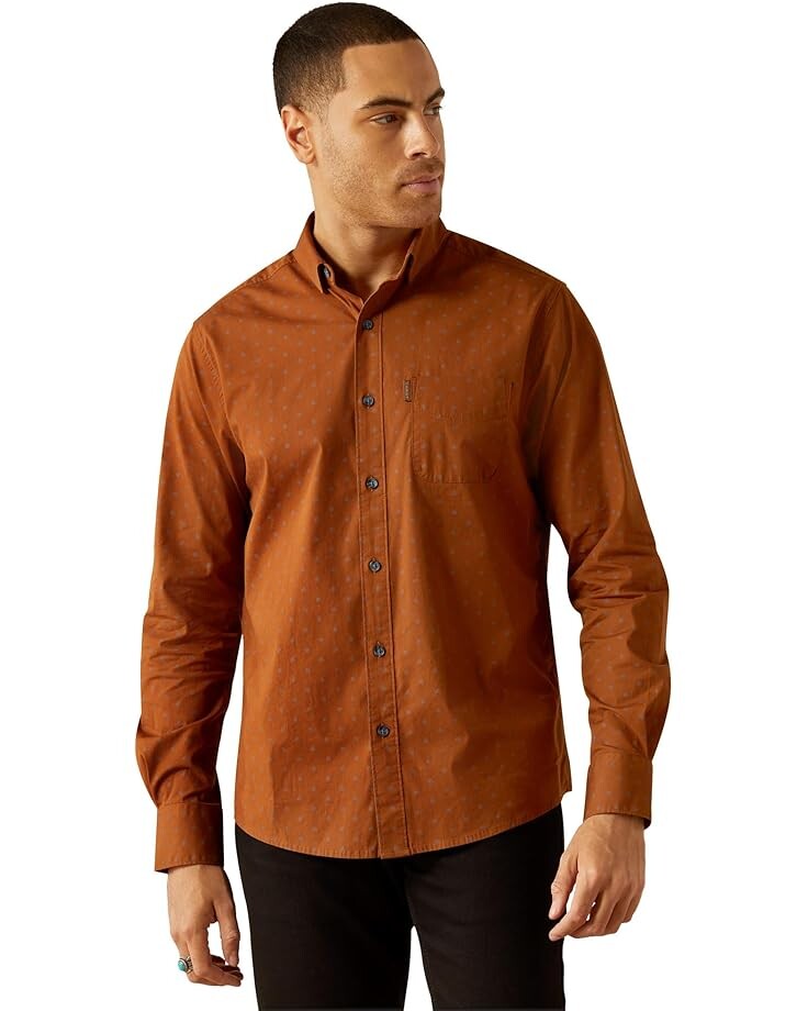 Рубашка Ariat Mickey Modern Fit Shirt, коричневый
Рубашка Ariat Mickey Modern Fit Shirt, коричневый