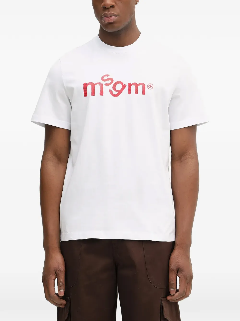 Футболка с принтом логотипа Msgm, белый
Футболка с принтом логотипа Msgm, белый