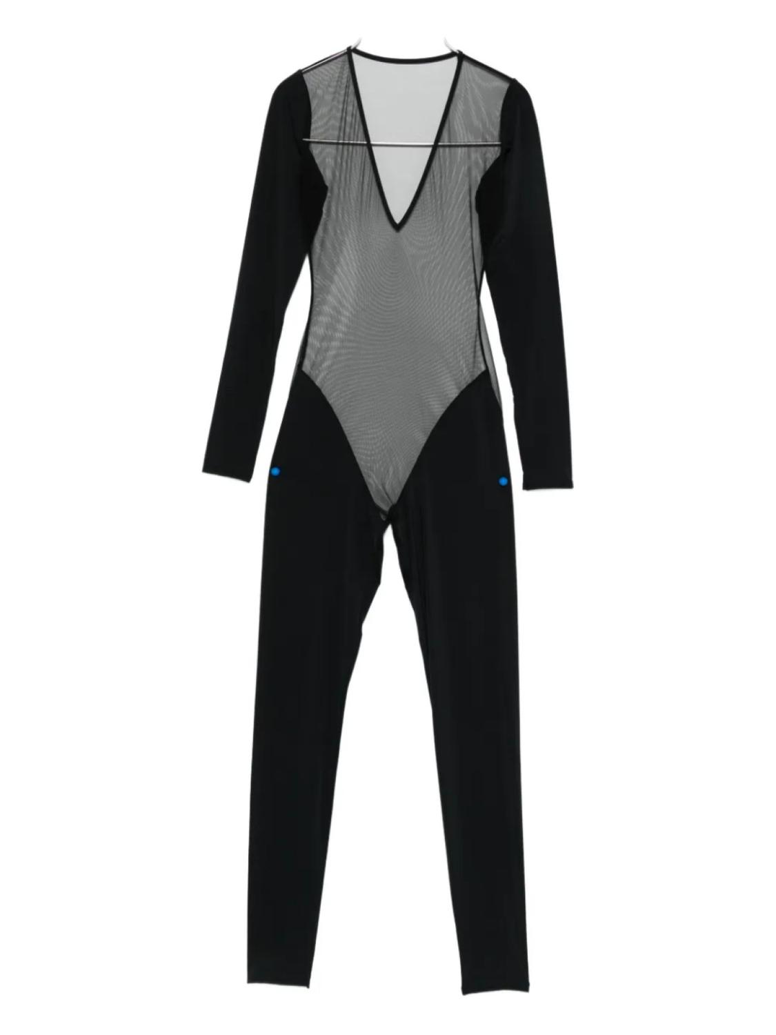 Сетчатый комбинезон с длинными рукавами Maison Close Pure Tentation, черный
Сетчатый комбинезон с длинными рукавами Maison Close Pure Tentation, черный