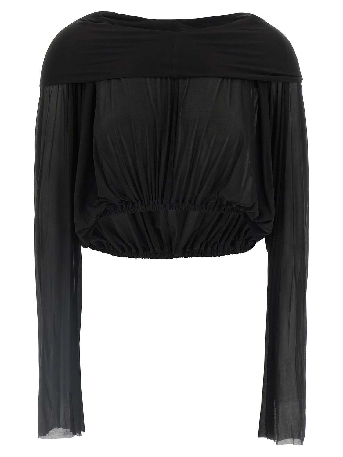 Укороченный худи-туника Rick Owens, черный
Укороченный худи-туника Rick Owens, черный