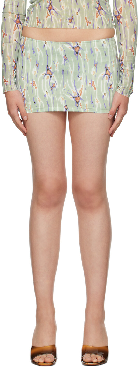 Зеленая мини-юбка Retorno BINYA 
Зеленая мини-юбка Retorno BINYA