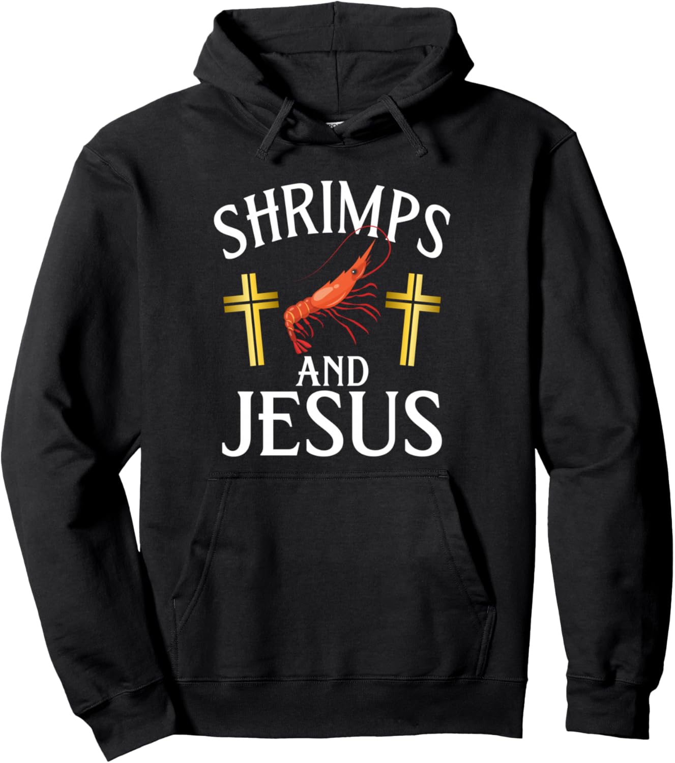 Худи с изображением креветок и Иисуса Shrimp Gifts, черный
Худи с изображением креветок и Иисуса Shrimp Gifts, черный