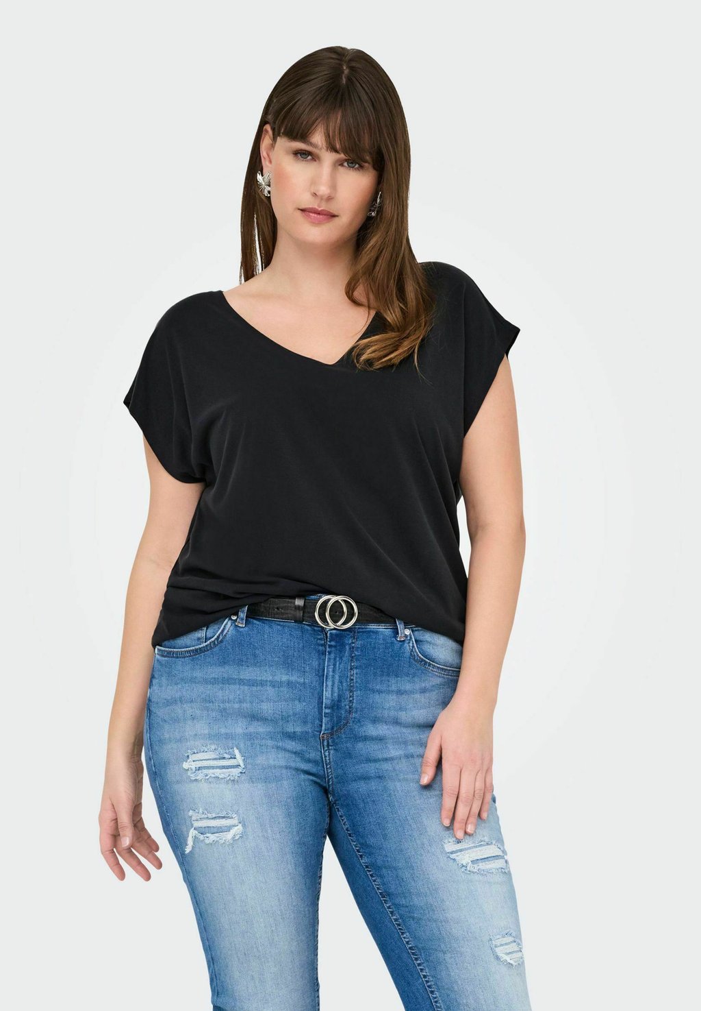 Базовая футболка ONLY Carmakoma, черный
Базовая футболка ONLY Carmakoma, черный