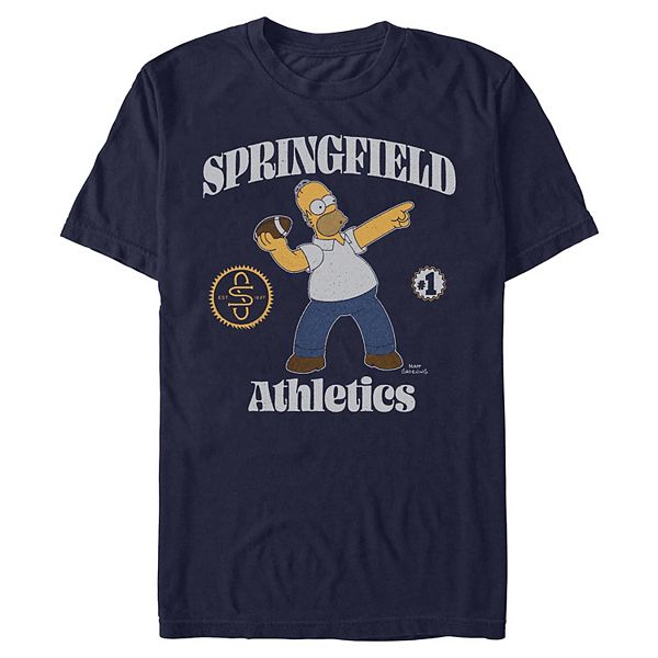 Мужская футболка с принтом Homer Simpson Springfield Athletics Licensed Character
Мужская футболка с принтом Homer Simpson Springfield Athletics Licensed Character