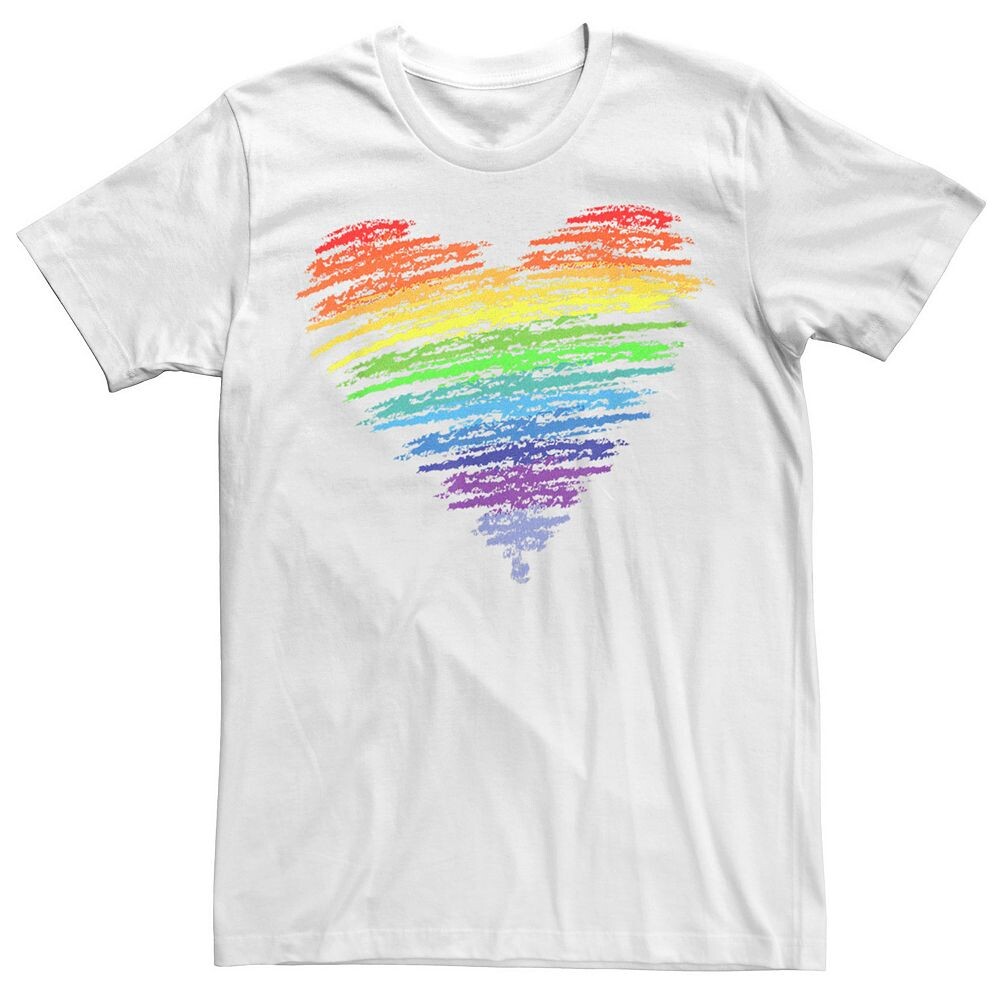 Мужская футболка с рисунком Pride Love Wins Rainbow Heart Licensed Character, белый
Мужская футболка с рисунком Pride Love Wins Rainbow Heart Licensed Character, белый