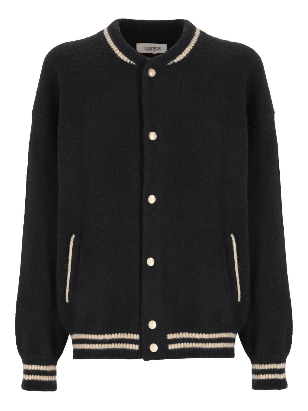 Вязаный бомбер Laneus, черный
Вязаный бомбер Laneus, черный