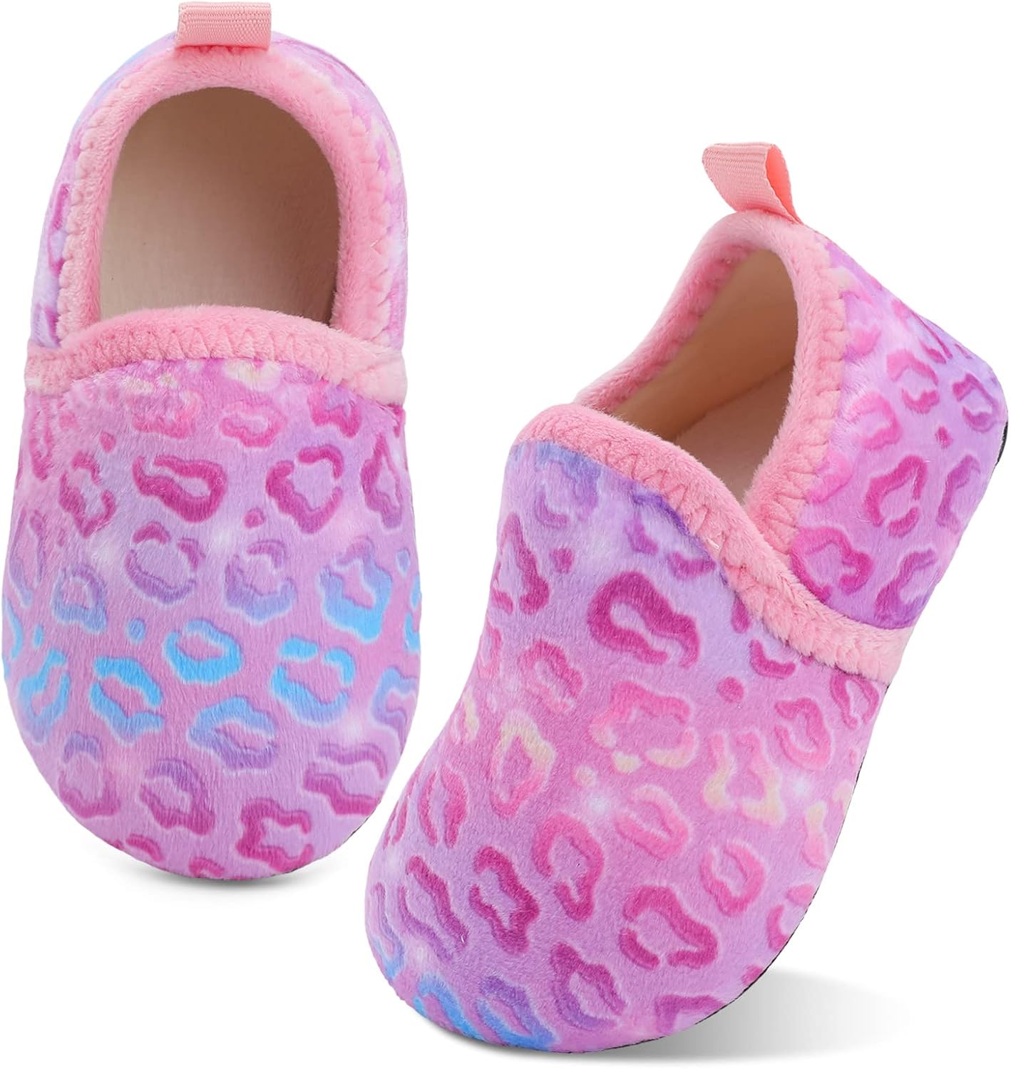 Домашние тапочки для детей XIHALOOK для мальчиков и девочек с микрофлисовой подкладкой, уютные, с подошвой против скольжения, розовый
Домашние тапочки для детей XIHALOOK для мальчиков и девочек с микрофлисовой подкладкой, уютные, с подошвой против скольжения, розовый