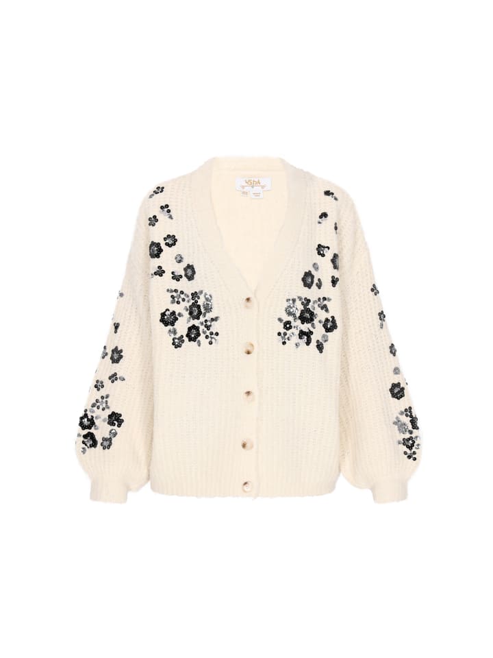 Женский кардиган цвета слоновая кость usha FESTIVAL
Женский кардиган цвета слоновая кость usha FESTIVAL