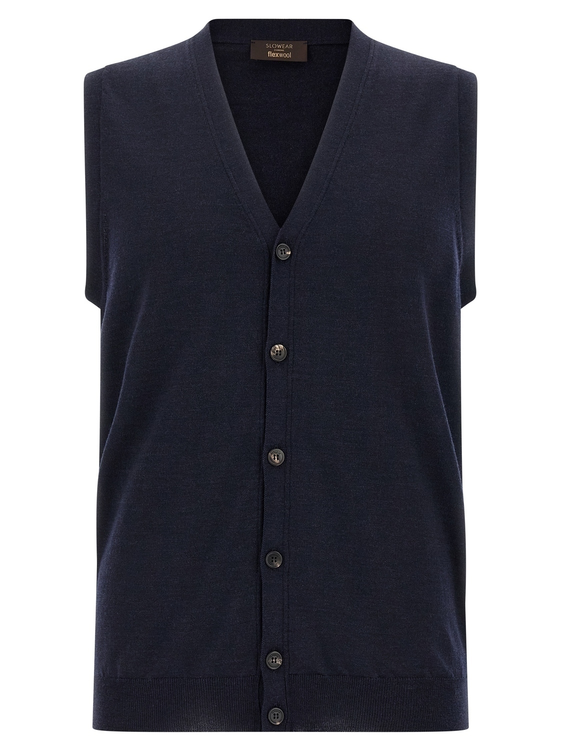Жилет из Flexwool Zanone, синий
Жилет из Flexwool Zanone, синий