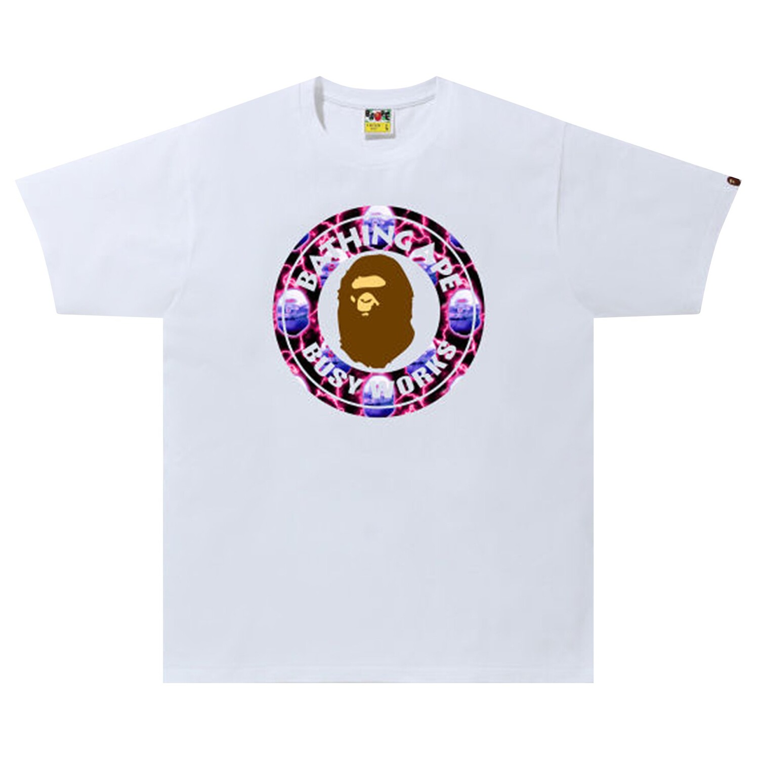 Футболка BAPE Lightning Busy Works, цвет Белый/Черный
Футболка BAPE Lightning Busy Works, цвет Белый/Черный