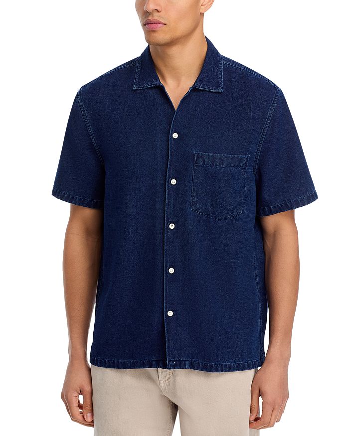 Лёгкая кемпинговая рубашка Madewell, синий
Лёгкая кемпинговая рубашка Madewell, синий