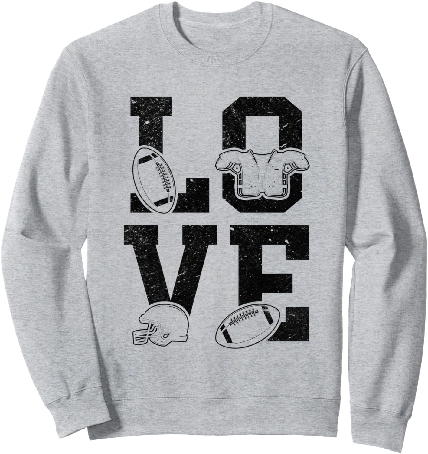 Толстовка с надписью «ЛЮБЛЮ ФУТБОЛ» (American Football Lover Sweatshirt) American Football Season, серый
Толстовка с надписью «ЛЮБЛЮ ФУТБОЛ» (American Football Lover Sweatshirt) American Football Season, серый