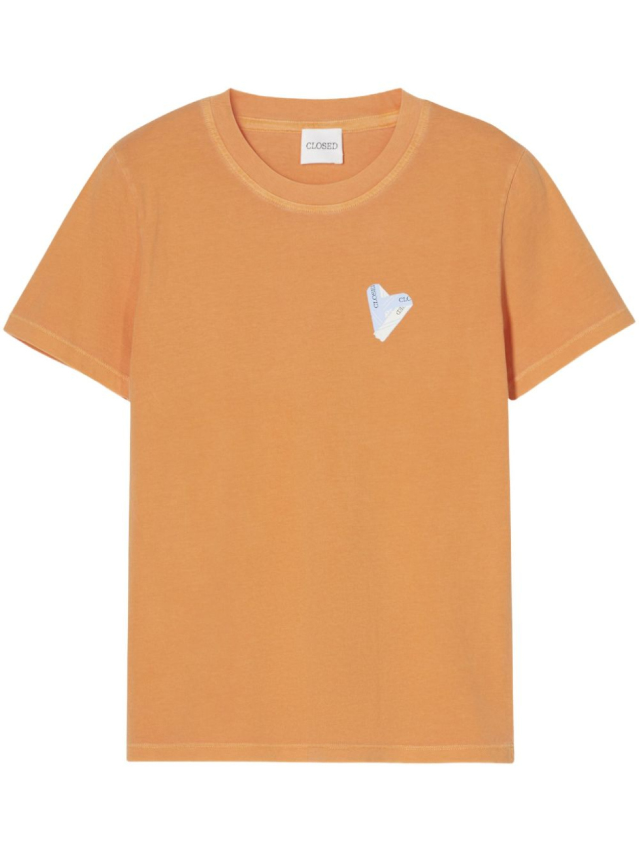 Футболка с закрытым принтом Closed, оранжевый
Футболка с закрытым принтом Closed, оранжевый