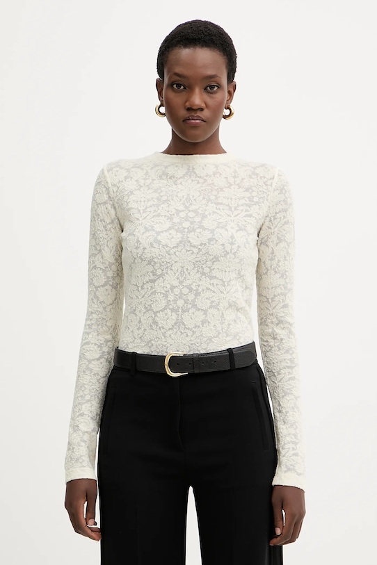 Блузка из смесовой шерсти Pinko, бежевый
Блузка из смесовой шерсти Pinko, бежевый