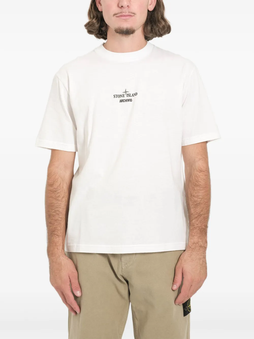 Футболка с графичным принтом Stone Island, белый
Футболка с графичным принтом Stone Island, белый