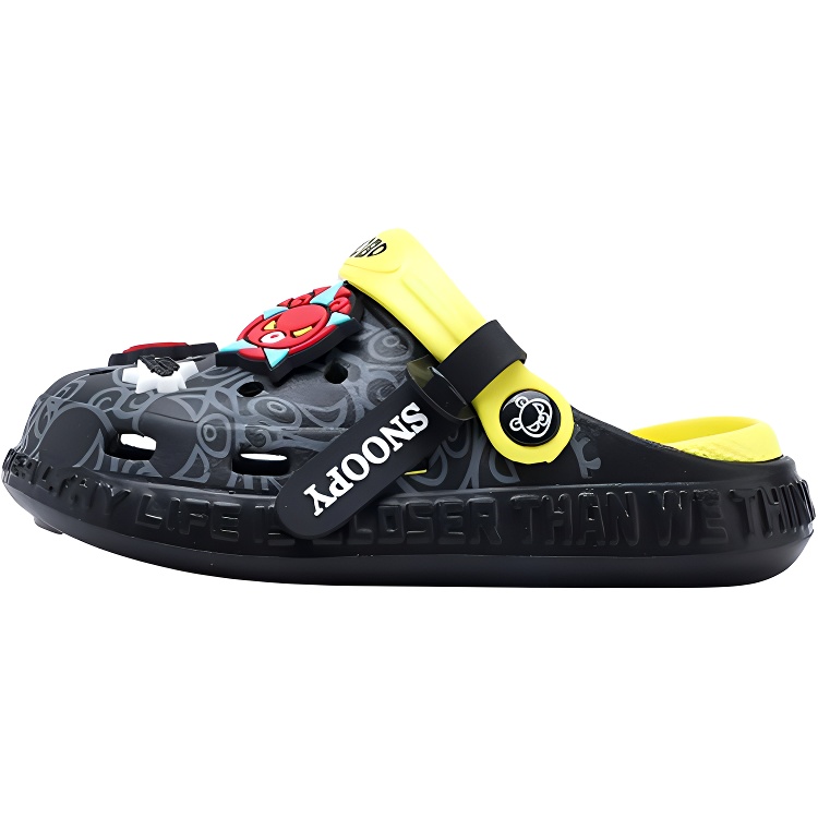 Легкие, амортизирующие, противоскользящие, противоударные, низкие сандалии для детей SNOOPY, черный/желтый
Легкие, амортизирующие, противоскользящие, противоударные, низкие сандалии для детей SNOOPY, черный/желтый