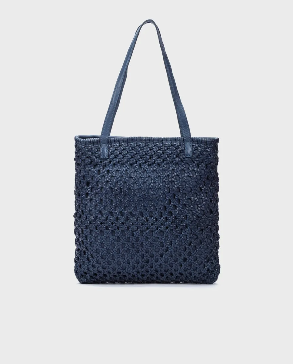 Сумка через плечо из плетеной кожи с застежкой-молнией синего цвета Pikolinos, синий
Сумка через плечо из плетеной кожи с застежкой-молнией синего цвета Pikolinos, синий