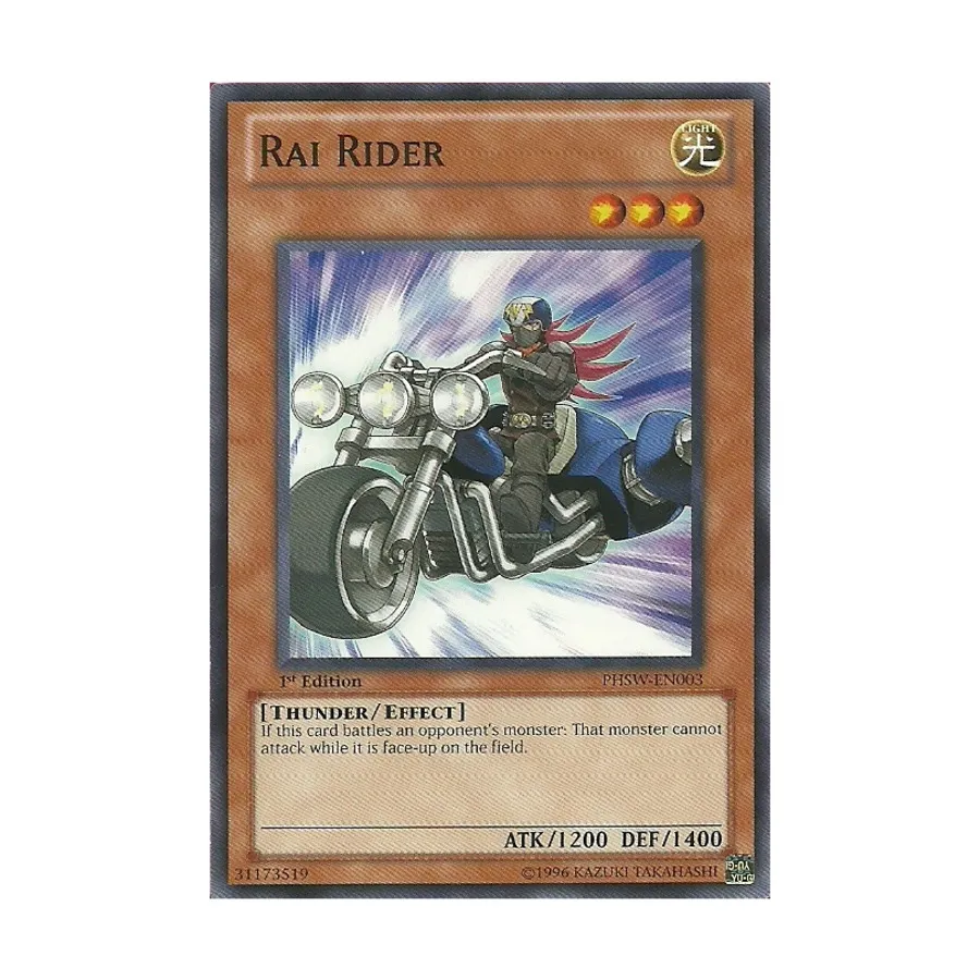 CCG Рай Райдер (Обычный), Yu-Gi-Oh - Photon Shockwave - Singles
CCG Рай Райдер (Обычный), Yu-Gi-Oh - Photon Shockwave - Singles