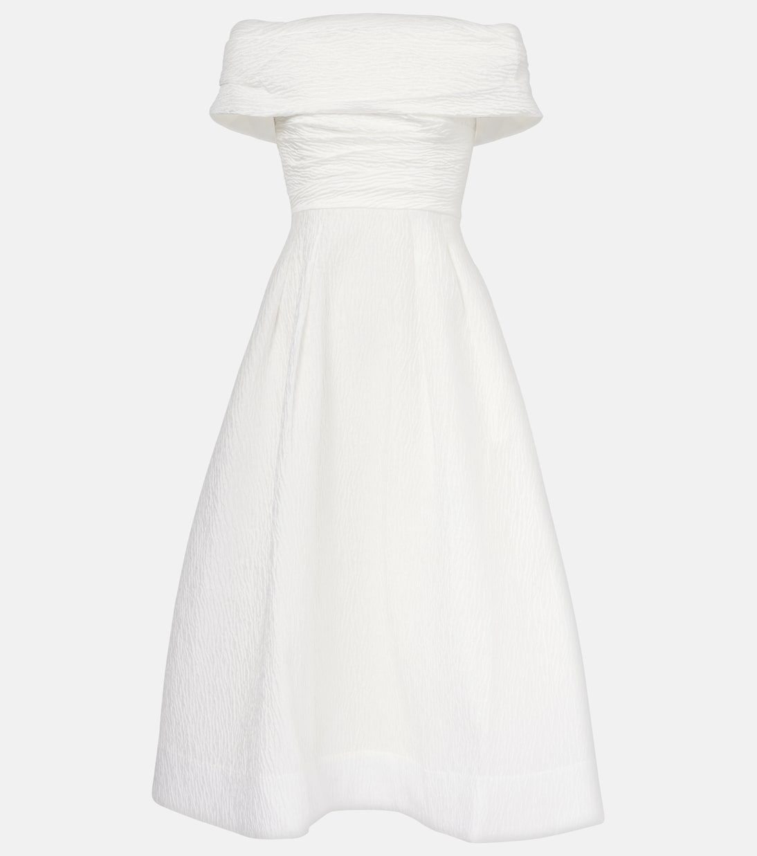 Платье миди с открытыми плечами из парчи Adalyn Rebecca Vallance, слоновая кость
Платье миди с открытыми плечами из парчи Adalyn Rebecca Vallance, слоновая кость