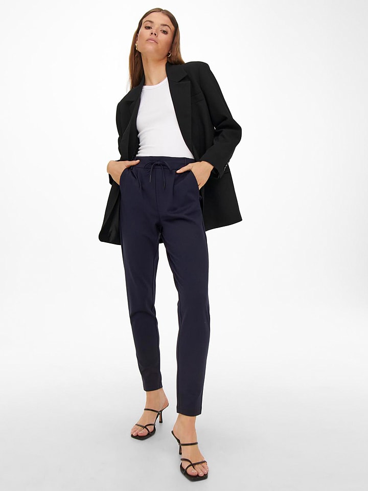 Тканевые брюки ONLY, темно-синий
Тканевые брюки ONLY, темно-синий