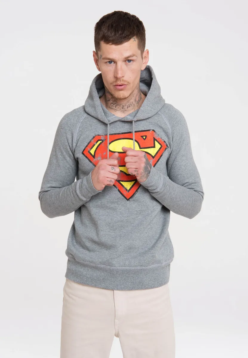 Толстовка с капюшоном LOGOSHIRT "DC – Superman Logo", с принтом супергероя, цвет Grau-Meliert
Толстовка с капюшоном LOGOSHIRT "DC – Superman Logo", с принтом супергероя, цвет Grau-Meliert
