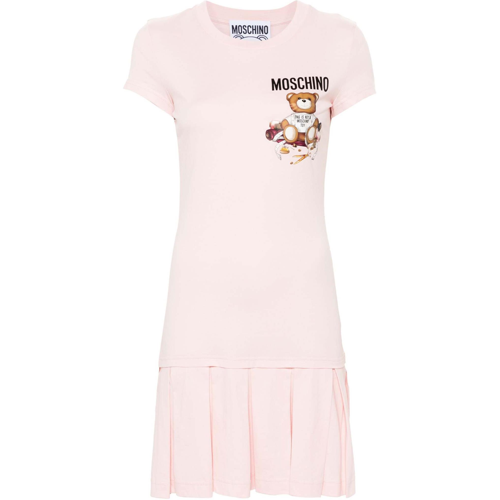 Мини-платье с логотипом MOSCHINO, розовый
Мини-платье с логотипом MOSCHINO, розовый