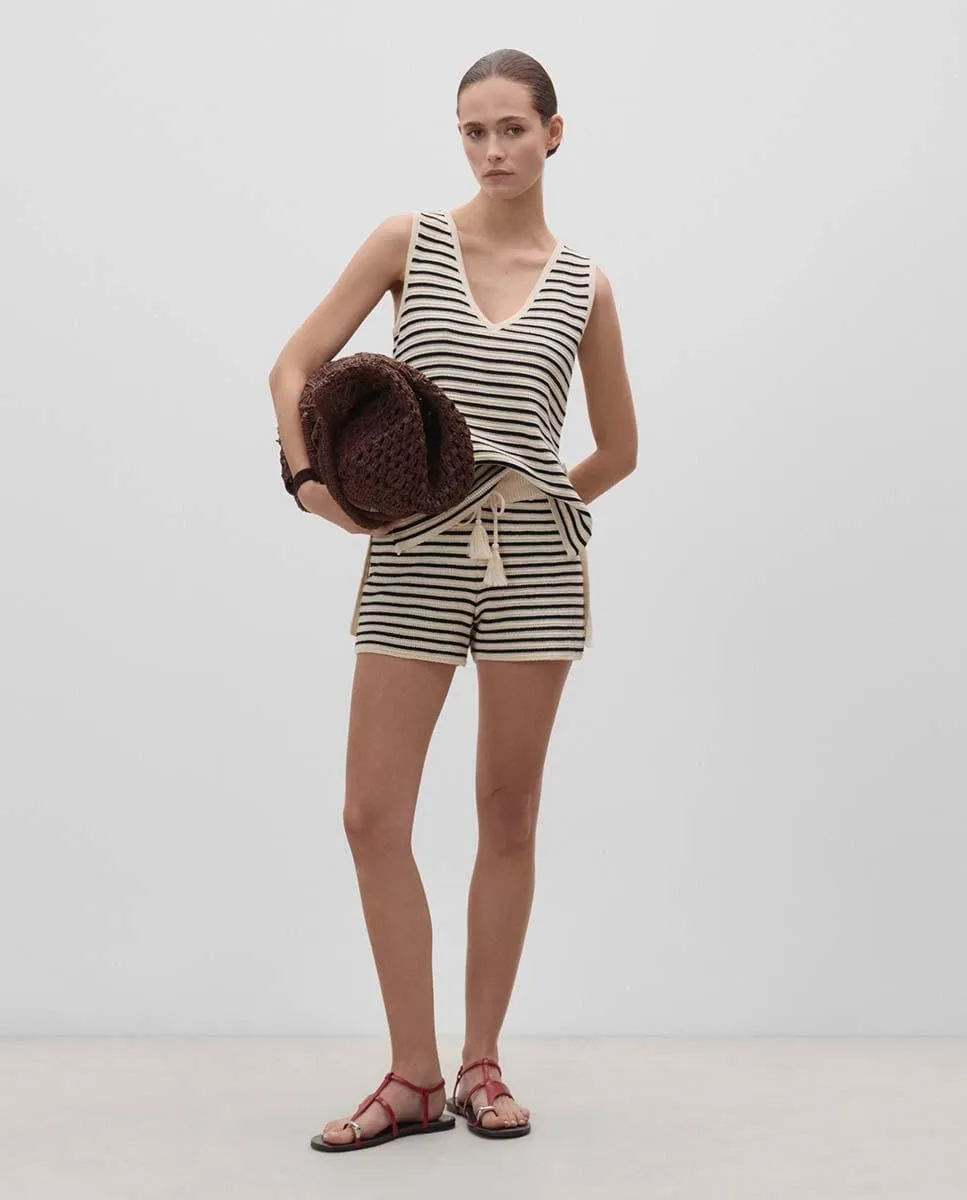 Женские шорты трикотажные в полоску Simorra, многоцветный
Женские шорты трикотажные в полоску Simorra, многоцветный