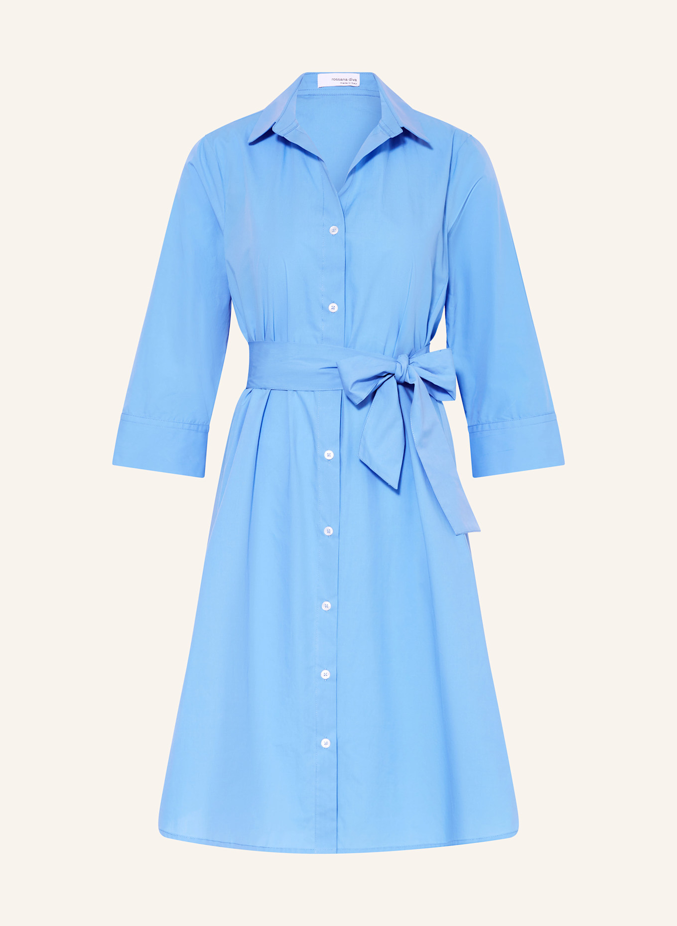 Платье-Рубашка с рукавами 3/4 Rossana Diva, синий
Платье-Рубашка с рукавами 3/4 Rossana Diva, синий