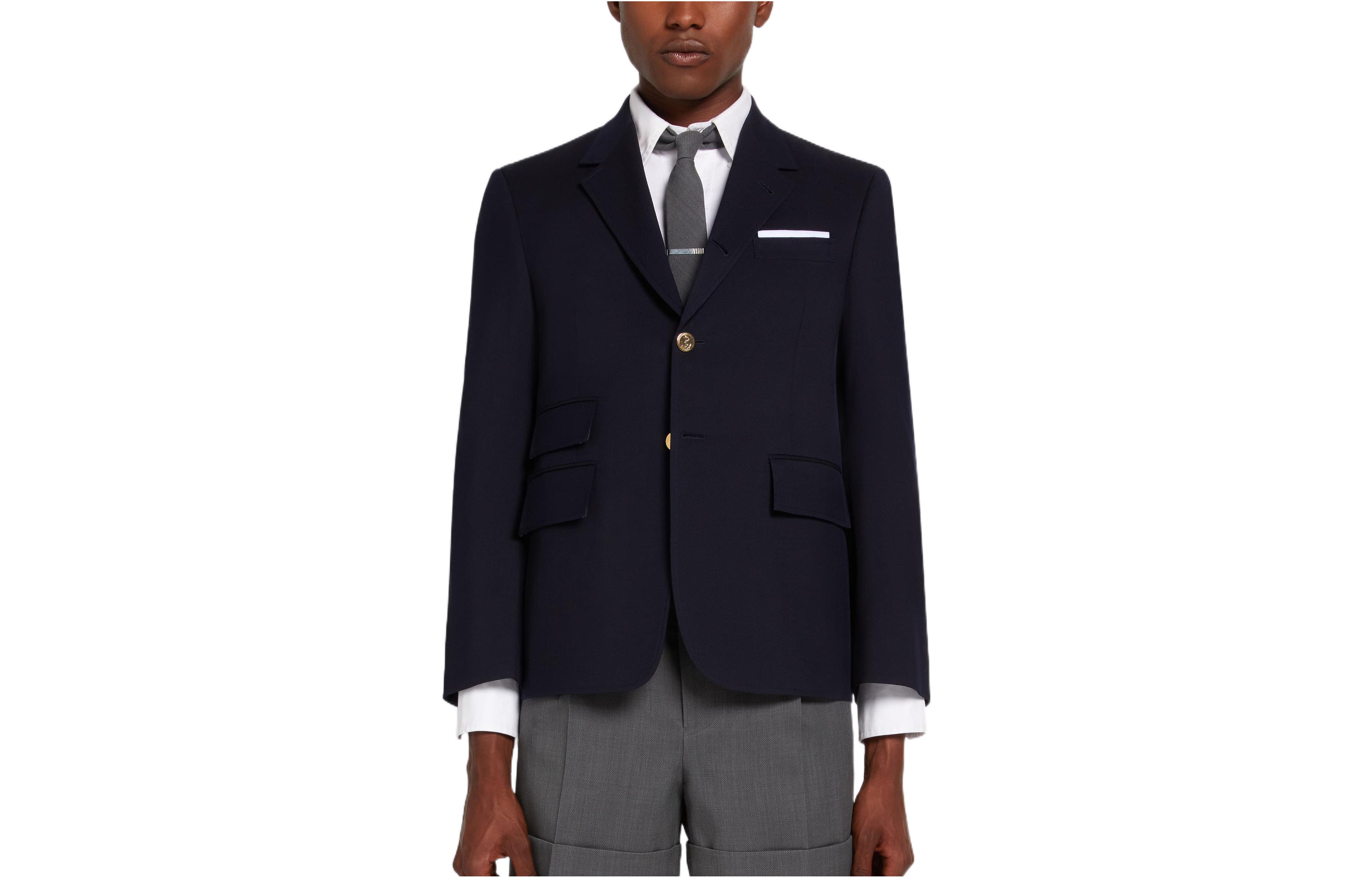 Однобортный жакет THOM BROWNE, черный
Однобортный жакет THOM BROWNE, черный