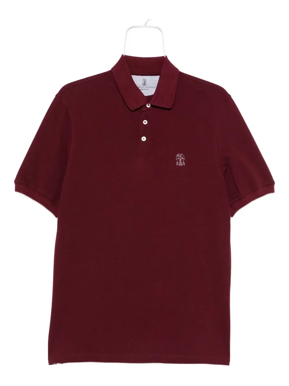 Вышитая хлопковая рубашка-поло Brunello Cucinelli, красный
Вышитая хлопковая рубашка-поло Brunello Cucinelli, красный