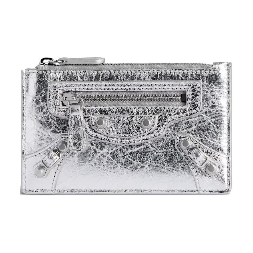 Balenciaga Кожаный картхолдер женский серебристый
Balenciaga Кожаный картхолдер женский серебристый