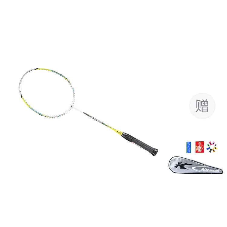 LINING Ракетка для бадминтона Kason Full Carbon, наступательная, жесткая головка, высокий класс, 675 мм, унисекс, одиночная, бело-желтая
LINING Ракетка для бадминтона Kason Full Carbon, наступательная, жесткая головка, высокий класс, 675 мм, унисекс, одиночная, бело-желтая