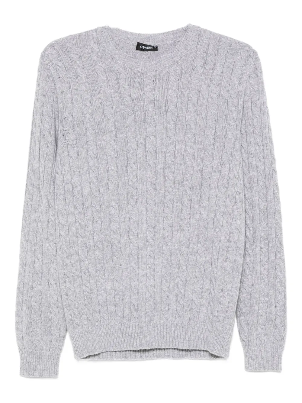 Свитер из шерстяной смеси, связанный косами Cenere GB, серый
Свитер из шерстяной смеси, связанный косами Cenere GB, серый