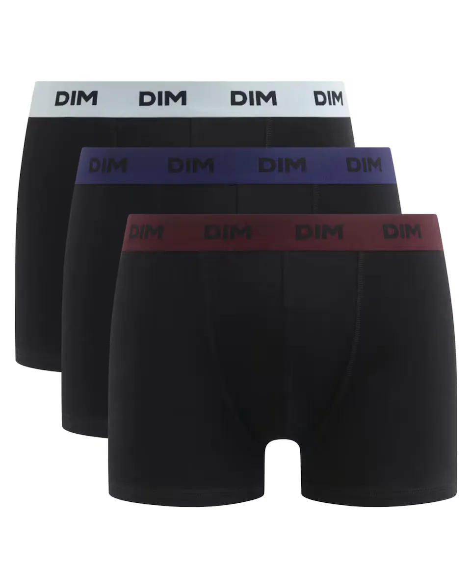 Набор из 2 эластичных хлопковых боксеров разноцветных с принтованной резинкой Dim, черный
Набор из 2 эластичных хлопковых боксеров разноцветных с принтованной резинкой Dim, черный