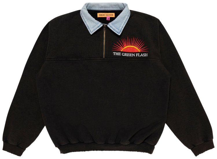 Флисовая куртка с половинной молнией «Cactus Plant Flea Market Green Flash Denim Half Zip Fleece»
Флисовая куртка с половинной молнией «Cactus Plant Flea Market Green Flash Denim Half Zip Fleece»