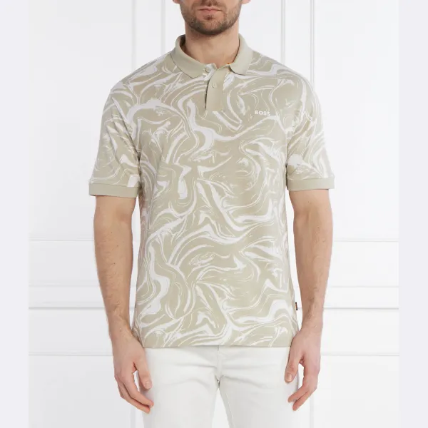 Рубашка-Поло Alloverocean стандартного кроя Boss, бежевый
Рубашка-Поло Alloverocean стандартного кроя Boss, бежевый