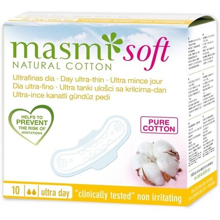 Прокладки Masmi Soft Ultra Thin – дневные из чистого хлопка
Прокладки Masmi Soft Ultra Thin – дневные из чистого хлопка